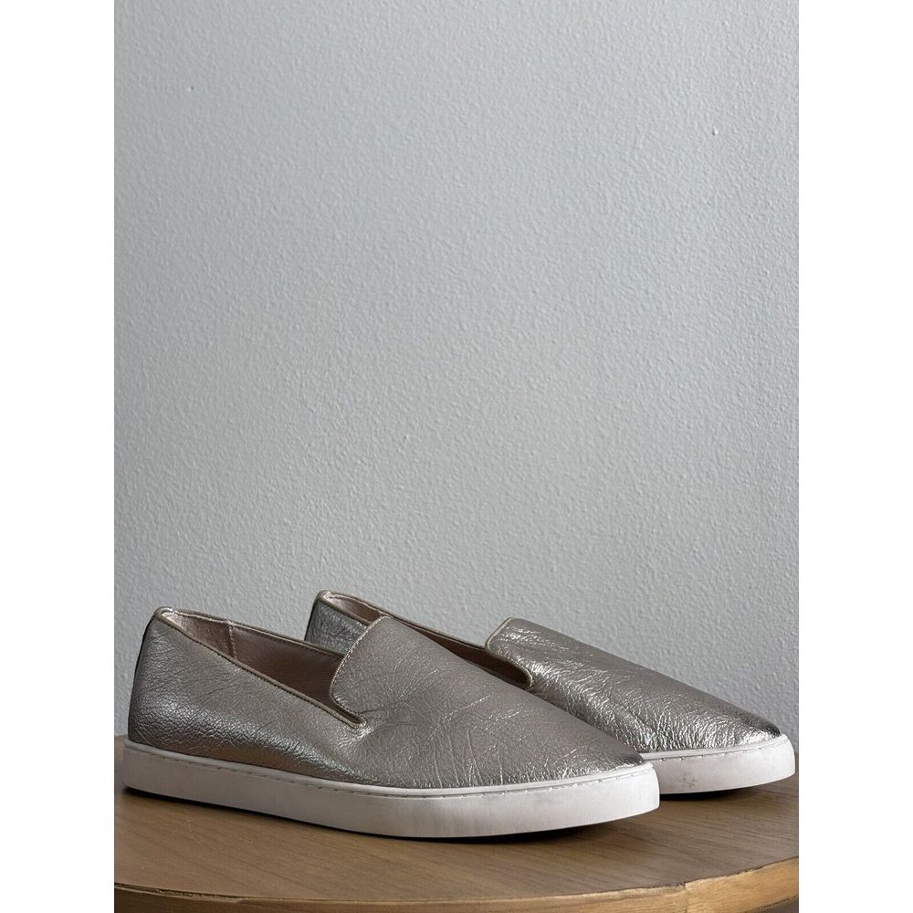 Birdies The Swift Shoes Womens 10 Gold Slip On Casual Flats Loafers